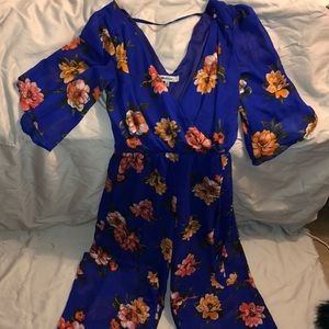 Floral jumpsuit